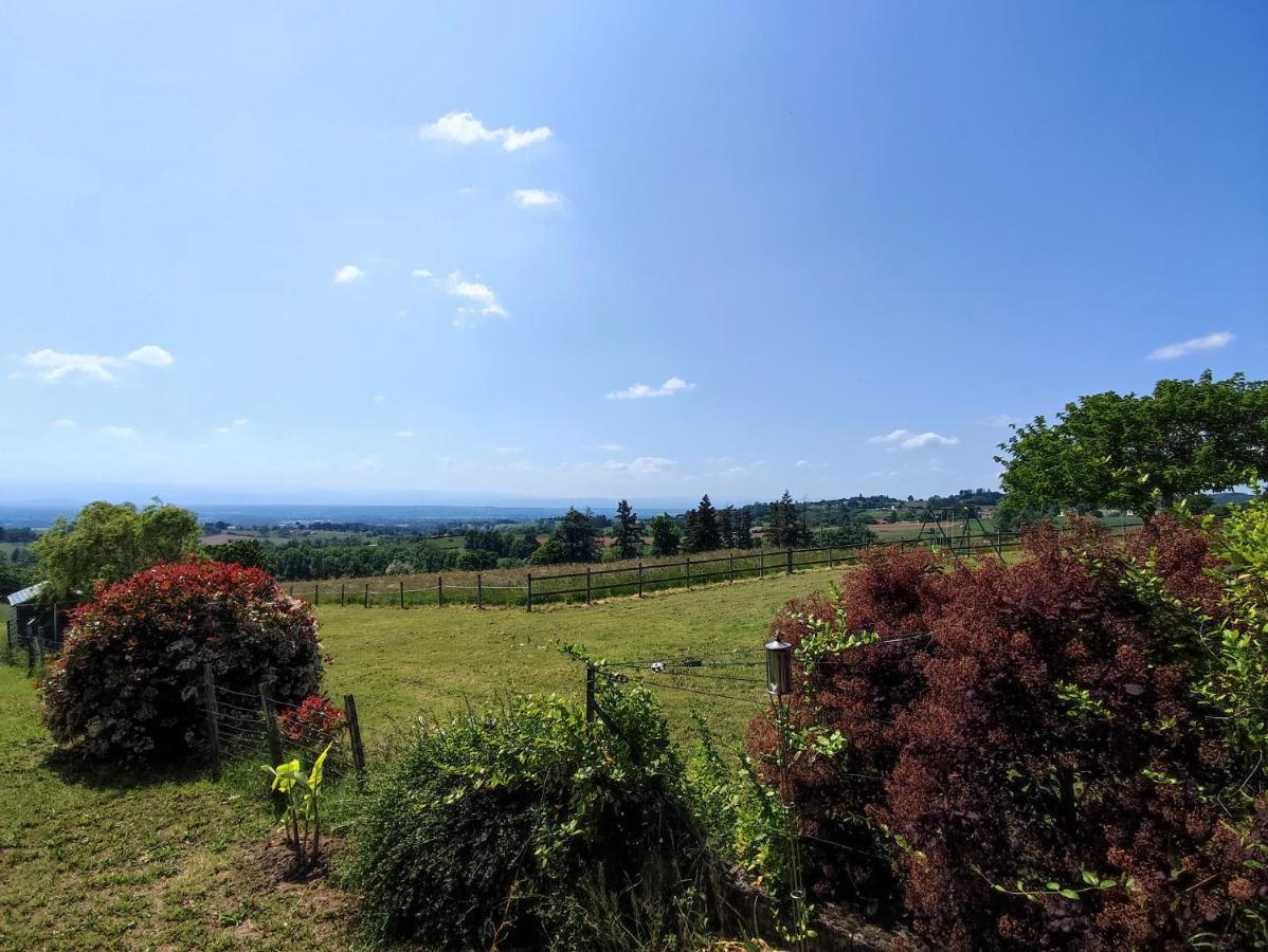 Maison De Campagne Vue Panoramique Rozier-en-Donzy Exteriör bild
